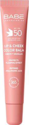Бальзам для губ Laboratorios Babe Бальзам-тинт для губ и щек SPF 50 тон Pink (20мл) -