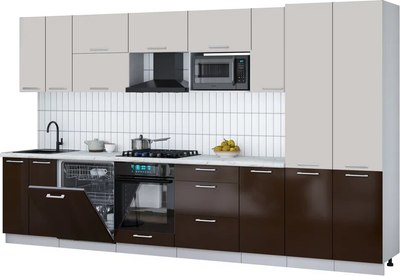 

Кухонный гарнитур, Мила Gloss 3.6-ПМ2