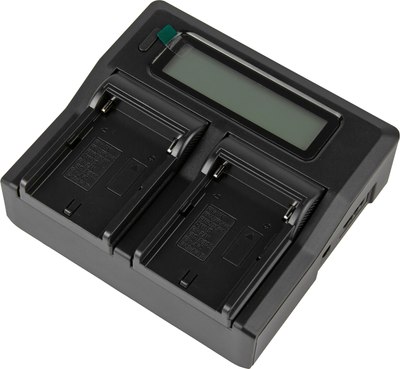 Зарядное устройство для аккумулятора для камеры GreenBean DualCharger NPF-LCD / 32162 - 