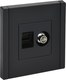 Розетка IEK FP-AK20-1-K02 (черный) - 