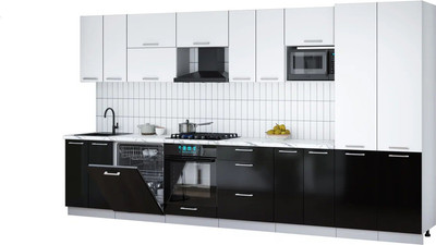 

Кухонный гарнитур, Мила Gloss 3.8-ПМ2