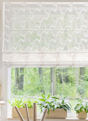 Римская штора Delfa Макси Linart СШД-02М 556/001 (150x180, белый) -