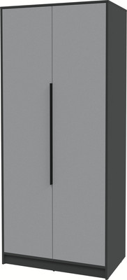 Шкаф Интерлиния Концепт КТ-Ш2 (серебро/антрацит) -