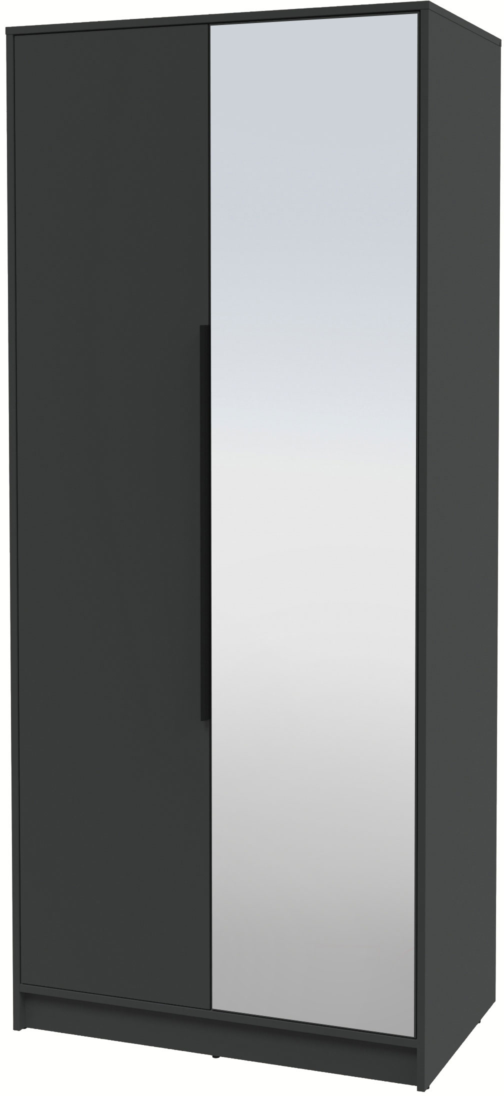 Шкаф Interline Концепт КТ-Ш2з (антрацит/антрацит) — фото 1