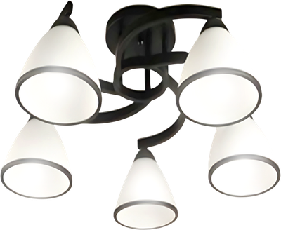 Люстра Aitin-Pro НПБ 02-5x60-101 / 7600/5 (черный) -