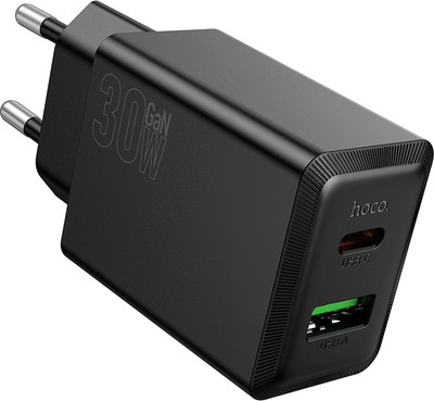 Адаптер питания сетевой Hoco N71 (черный) -