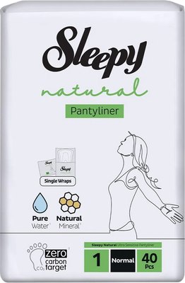 Прокладки гигиенические Sleepy Natural Daily Normal New (40шт) - 