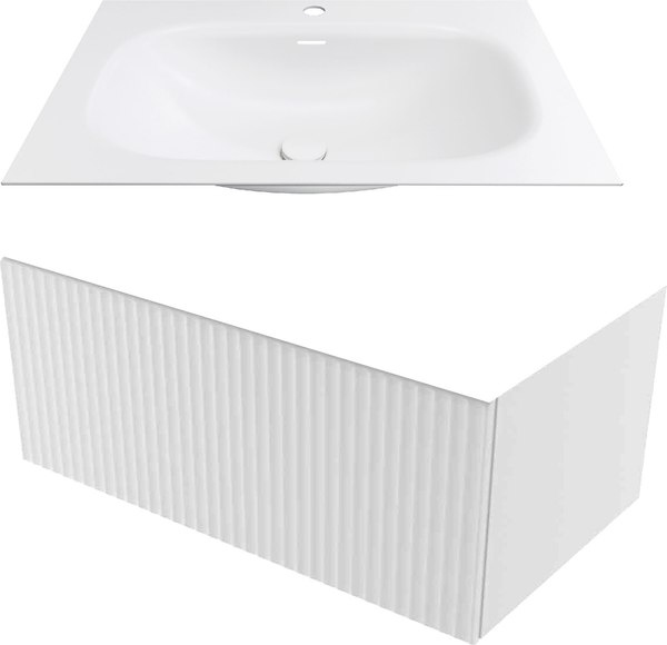 Тумба с умывальником ЗОВ Кито 70 / K70LW0MFWPM-M115W70