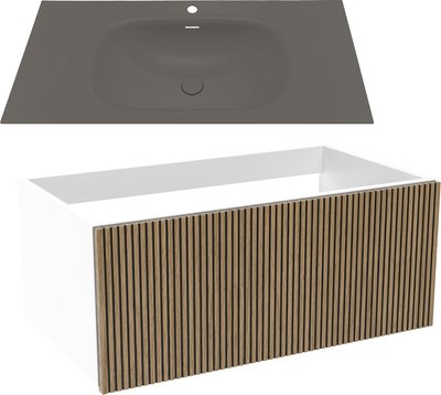 

Тумба с умывальником, Кито 70 / K70LW0MRM-M115B70