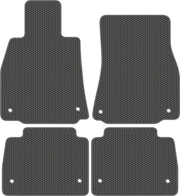Комплект ковриков для авто Alicosta 1607_1_сер для Lexus LS460 седан/XF40 2006-2017 (EVA соты, серый) - 