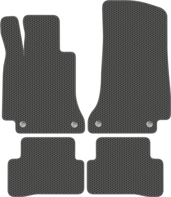 Комплект ковриков для авто Alicosta 0775_1_сер для Mercedes-Benz C-Class IV седан/гибрид/W205 (EVA соты, серый) - 