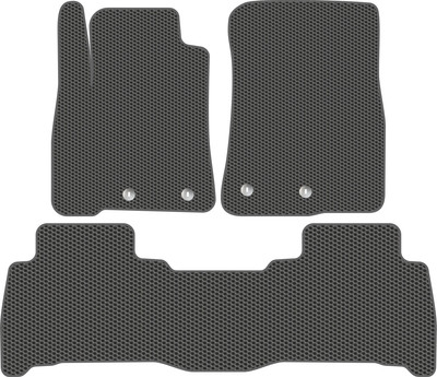 Комплект ковриков для авто Alicosta 0694_1_сер для Lexus LX570 III SUV/J200 2012-н.в. (EVA соты, серый) - 