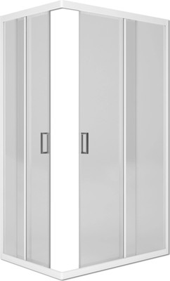 Душевой уголок МетаКам City Trend Pro White120x80x185 / 556646 (без поддона) - 