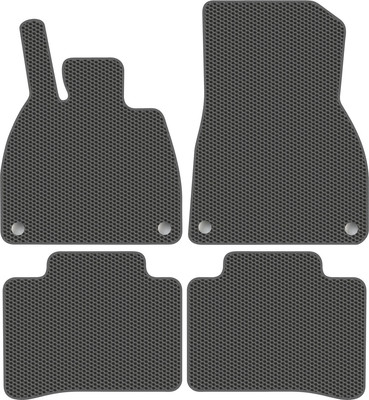 Комплект ковриков для авто Alicosta 2373_1_сер для Mercedes-Benz EQS I лифтбек/297123/297155 (EVA соты, серый) - 