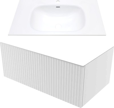 

Тумба с умывальником, Кито 100 / K100LW0MFWPM-M115W100