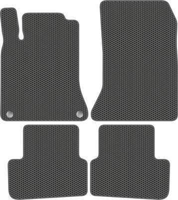 Комплект ковриков для авто Alicosta 0807_1_сер для Mercedes-Benz GLA-Class SUV/X156 2013-н.в. (EVA соты, серый) - 