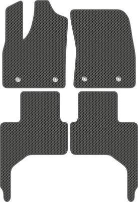 Комплект ковриков для авто Alicosta 2351_1_сер для Lexus LX600 IV SUV/J300 2021-н.в. (EVA соты, серый) - 