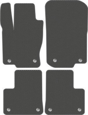 Комплект ковриков для авто Alicosta 0815_1_сер для Mercedes-Benz GLE I SUV/гибрид/W166 (EVA соты, серый) - 