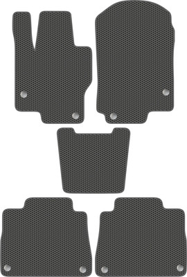Комплект ковриков для авто Alicosta 0816_1_сер для Mercedes-Benz GLE II SUV/гибрид/W167 (EVA соты, серый) - 
