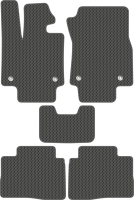 Комплект ковриков для авто Alicosta 2352_1_сер для Lexus NX 250 II SUV 2021-н.в. (EVA соты, серый) - 