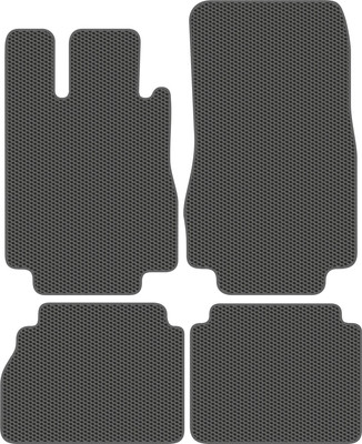 Комплект ковриков для авто Alicosta 0837_1_сер для Mercedes-Benz S-Class IV седан/W220 (EVA соты, серый) - 