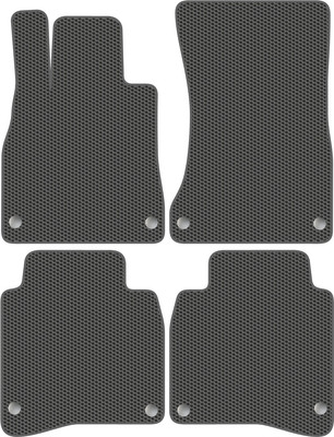 Комплект ковриков для авто Alicosta 0847_1_сер для Mercedes-Benz S-Class VI седан/гибрид/W222 (EVA соты, серый) - 