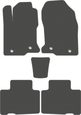 Комплект ковриков для авто Alicosta 0695_1_сер для Lexus NX200t SUV/AGZ15 2014-2017 (EVA соты, серый) - 
