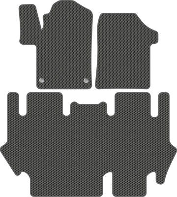 Комплект ковриков для авто Alicosta 2382_1_сер для Mercedes-Benz Viano минивэн/W639 2010-2014 (EVA соты, серый) - 