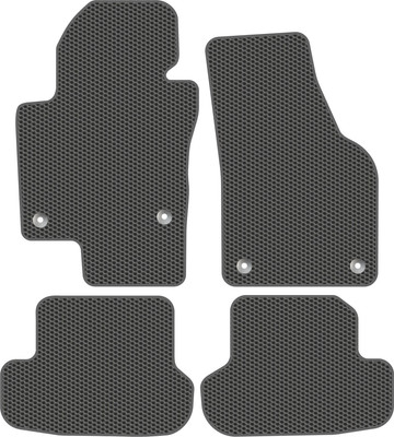 Комплект ковриков для авто Alicosta 2384_1_сер для Volkswagen Beetle II хэтчбек 5дв/5C1 (EVA соты, серый) - 