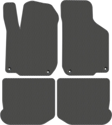 Комплект ковриков для авто Alicosta 2385_1_сер для Volkswagen Bora IV 1998-2005 (EVA соты, серый) - 