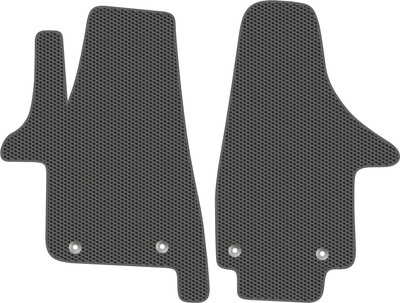 Комплект ковриков для авто Alicosta 2386_1_сер для Volkswagen California минивэн/T6 2015-2019 (EVA соты, серый) - 