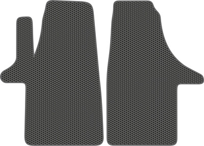 Комплект ковриков для авто Alicosta 1647_1_сер для Volkswagen Caravella V минивэн/T5 2002-2015 (EVA соты, серый) - 