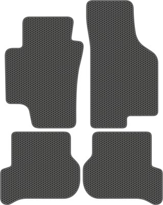 Комплект ковриков для авто Alicosta 1388_1_сер для Volkswagen Golf Plus хэтчбек 2004-2014 (EVA соты, серый) - 