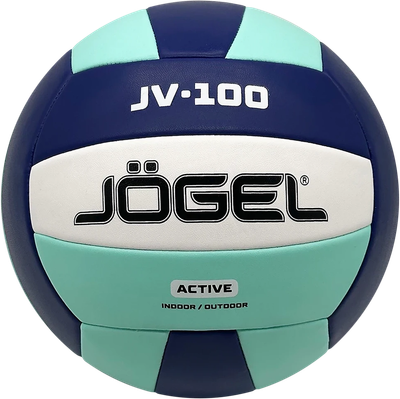 Мяч волейбольный Jogel JV-100 BC23 (синий/мятный) -