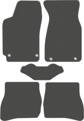 Комплект ковриков для авто Alicosta 1402_1_сер для Volkswagen Passat V седан/универсал 1996-2005 (EVA соты, серый) - 