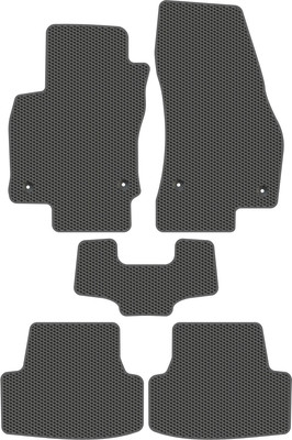 Комплект ковриков для авто Alicosta 1900_1_сер для Volkswagen Taos I SUV 2020-н.в. (EVA соты, серый) - 