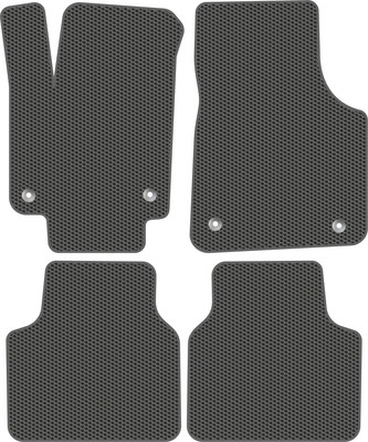 Комплект ковриков для авто Alicosta 2396_1_сер для Volkswagen Teramont SUV 7 мест (EVA соты, серый) - 