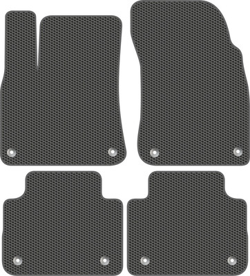 Комплект ковриков для авто Alicosta 1430_1_сер для Volkswagen Touareg III SUV/CR 2018-н.в. (EVA соты, серый) - 