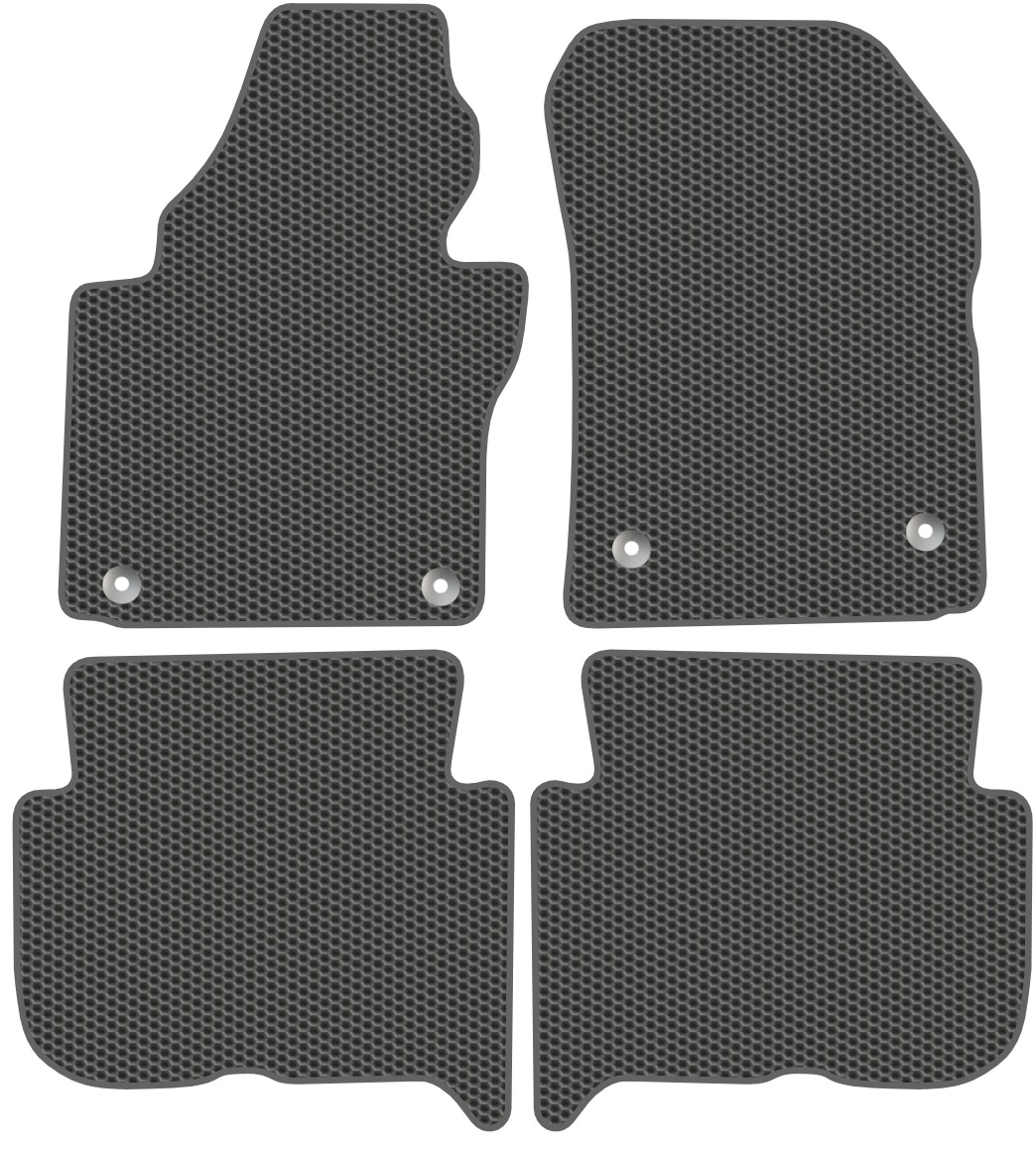 Комплект ковриков для авто Alicosta 1432_1_сер для Volkswagen Touran I минивэн/1T 2003-2010 (EVA соты, серый)