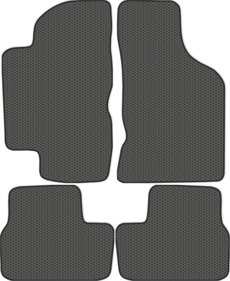 Комплект ковриков для авто Alicosta 2407_1_сер для Лада El Lada универсал 2011-2013 (EVA соты, серый) - 
