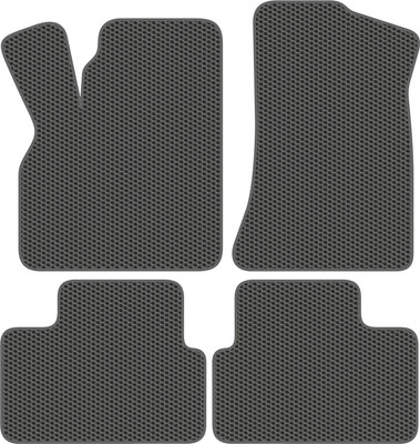 Комплект ковриков для авто Alicosta 2416_1_сер для Лада Приора I 2007 (EVA соты, серый) - 