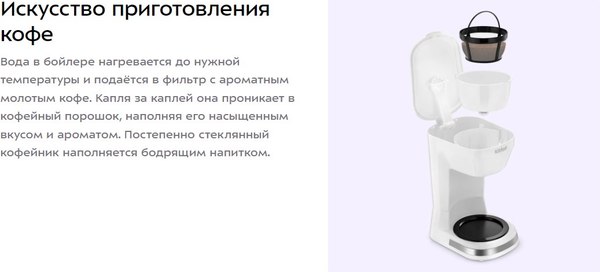 Купить Капельная кофеварка Kitfort КТ-7538 в Минске