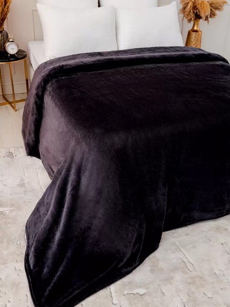 Покрывало Павлина Черный 150x200