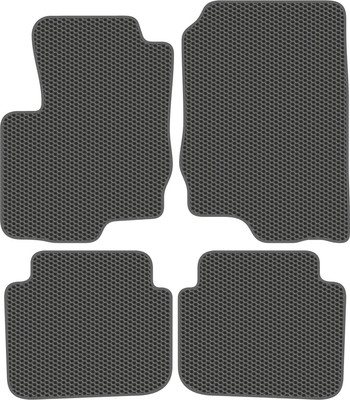 Комплект ковриков для авто Alicosta 1787_1_сер для Mitsubishi Colt хэтчбек 5 дв/Z30 2002-2011 (EVA соты, серый) - 