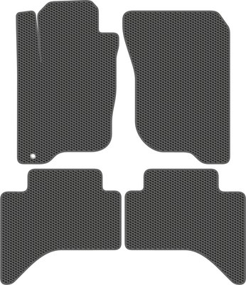 Комплект ковриков для авто Alicosta 0868_1_сер для Mitsubishi L200 пикап 2005-2016 (EVA соты, серый) - 