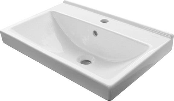 Купить Тумба с умывальником Mixline Байкал 60 545963 + Luxe Fest 60 / FST60SLWB01 в Минске