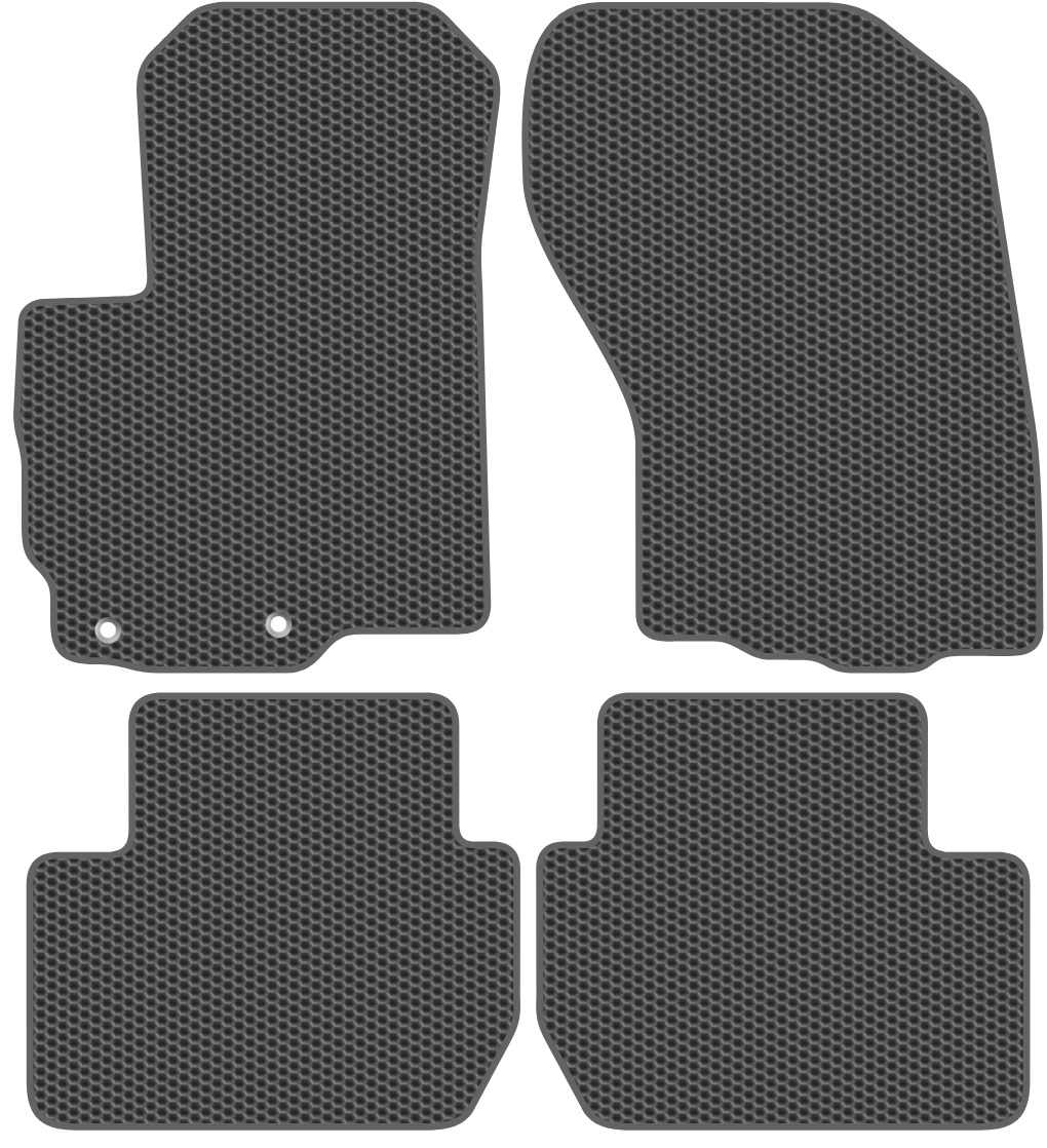Комплект ковриков для авто Alicosta 0896_1_сер для Mitsubishi Outlander II SUV/CWOW 2005-2012 (EVA соты, серый)
