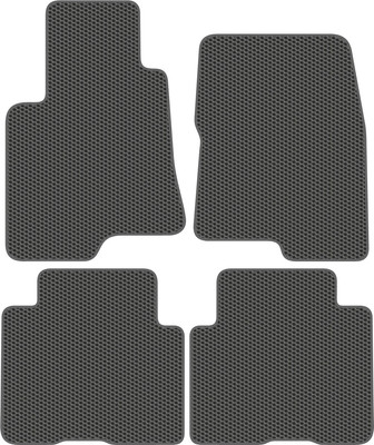 Комплект ковриков для авто Alicosta 0901_1_сер для Mitsubishi Pajero III/IV SUV/V80/V60 1999-2011 (EVA соты, серый) -