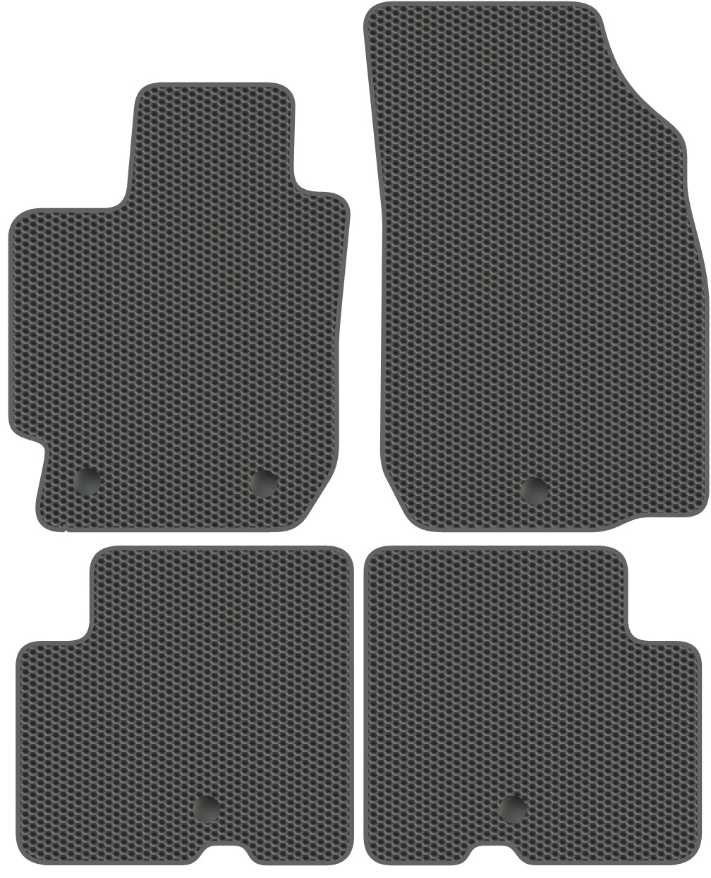 Комплект ковриков для авто Alicosta 0925_1_сер для Nissan Almera III седан/G15 2012-2019 (EVA соты, серый)