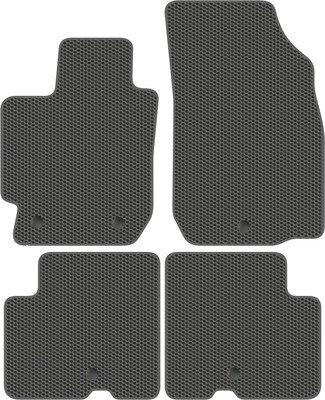 Комплект ковриков для авто Alicosta 0925_1_сер для Nissan Almera III седан/G15 2012-2019 (EVA соты, серый) - 
